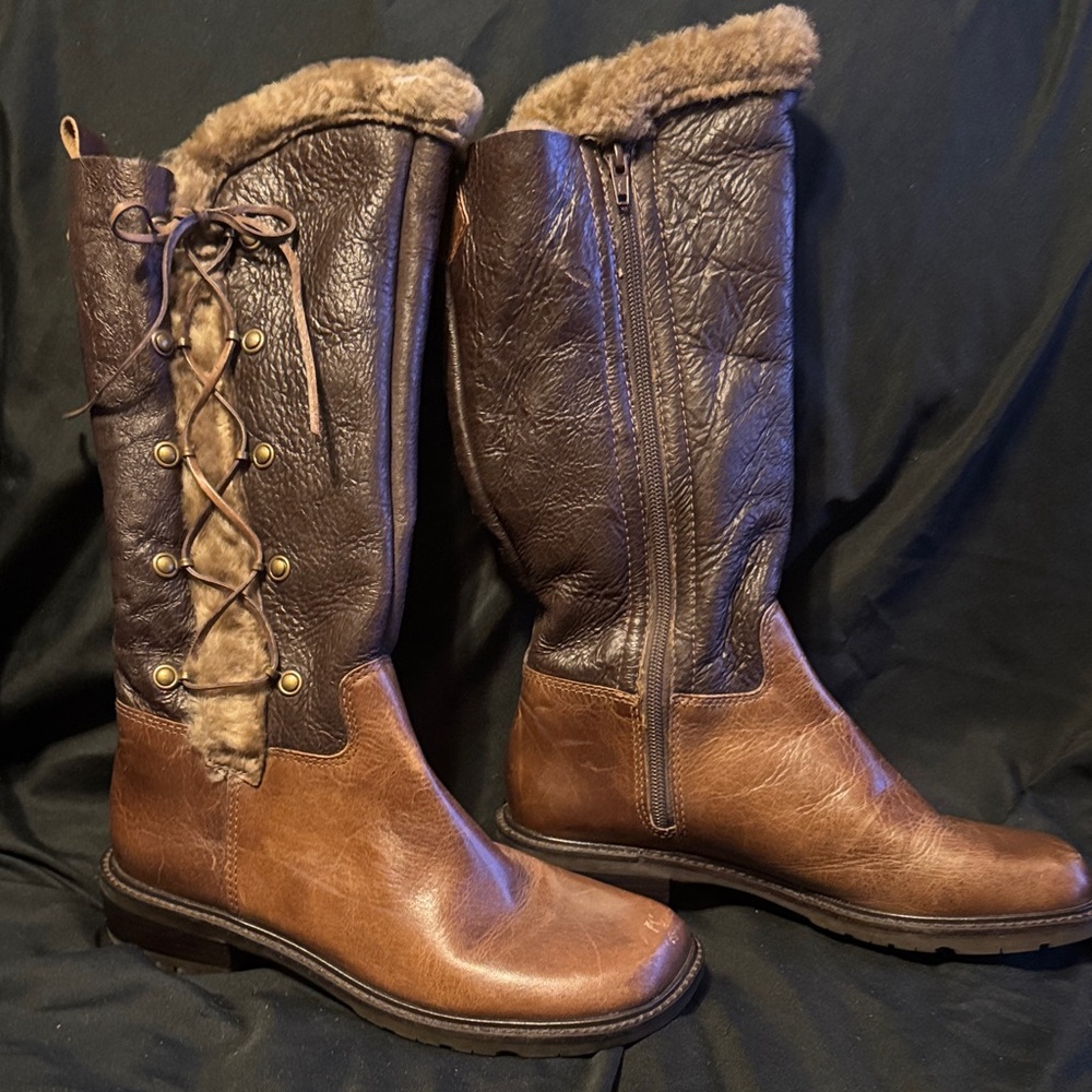 Matisse Dark Brown Fur-Lined Winter Boots
